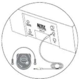 ALTEC LANSING Moondance Glow M402ACE - Listening to a Non-docking iPod or Other Portable Audio Device - 1