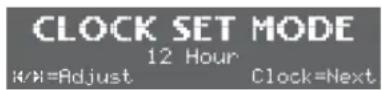 ALTEC LANSING Moondance Glow M402ACE - Press and hold the CLOCK button for 3 seconds. - 1