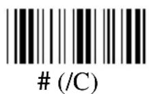 Unitech K2724 - Appendix C. Full ASCII Chart - 7