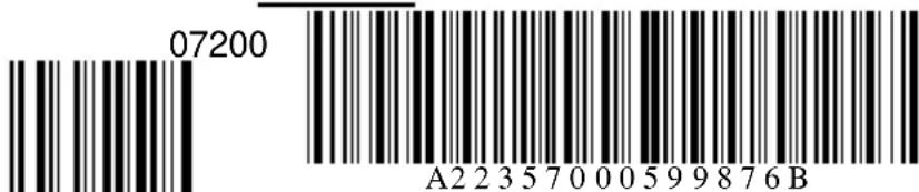 07200 A22357000599876B