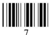 Unitech K2724 - B.7 UPC / EAN / Delta Code - 10