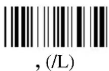 Unitech K2724 - Appendix C. Full ASCII Chart - 16