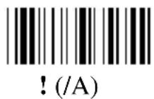Unitech K2724 - Appendix C. Full ASCII Chart - 5