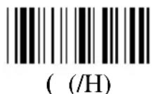 Unitech K2724 - Appendix C. Full ASCII Chart - 12