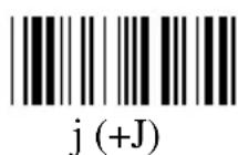Unitech K2724 - Appendix C. Full ASCII Chart - 78