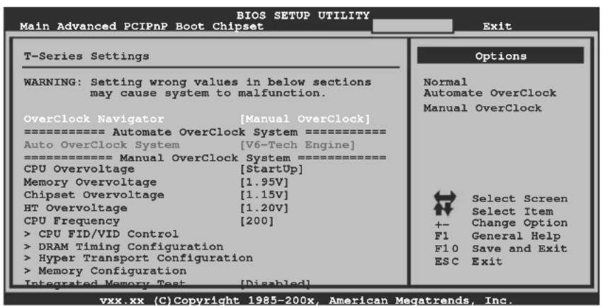 BIOSTAR TA760G-M2+ - Manual Overclock System (M.O.S.) - 1