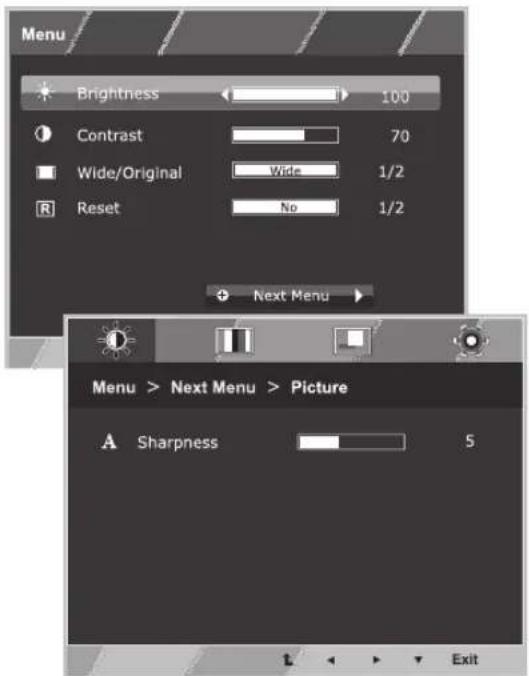 LG 20EN43S-B - Menu Settings - 1