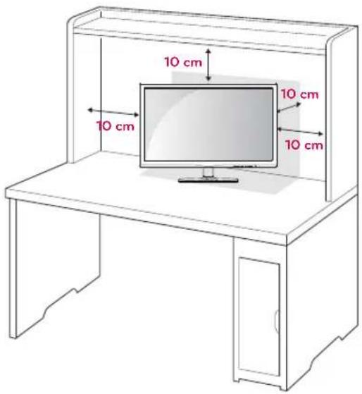 LG 20EN43S-B - Mounting on a table - 1