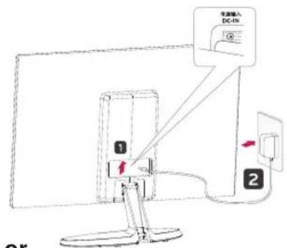 LG 20EN43S-B - Mounting on a table - 2