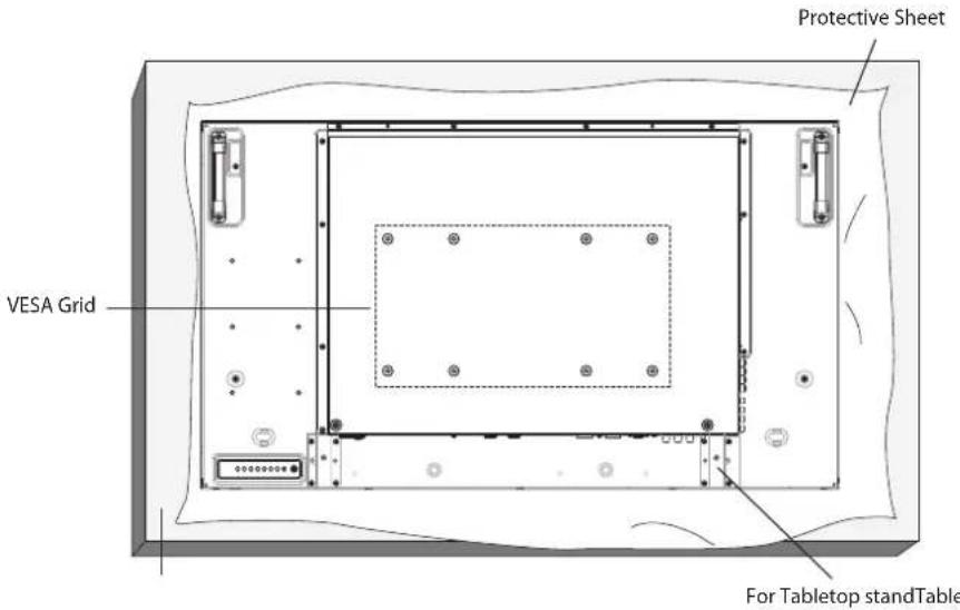 Protective Sheet VESA Grid For Tabletop standTable
