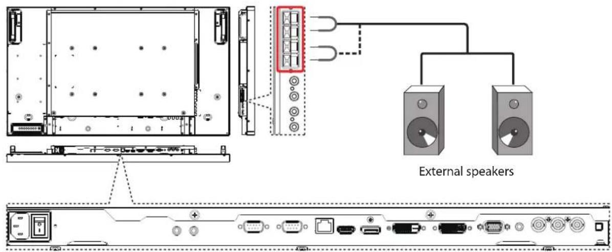 External speakers