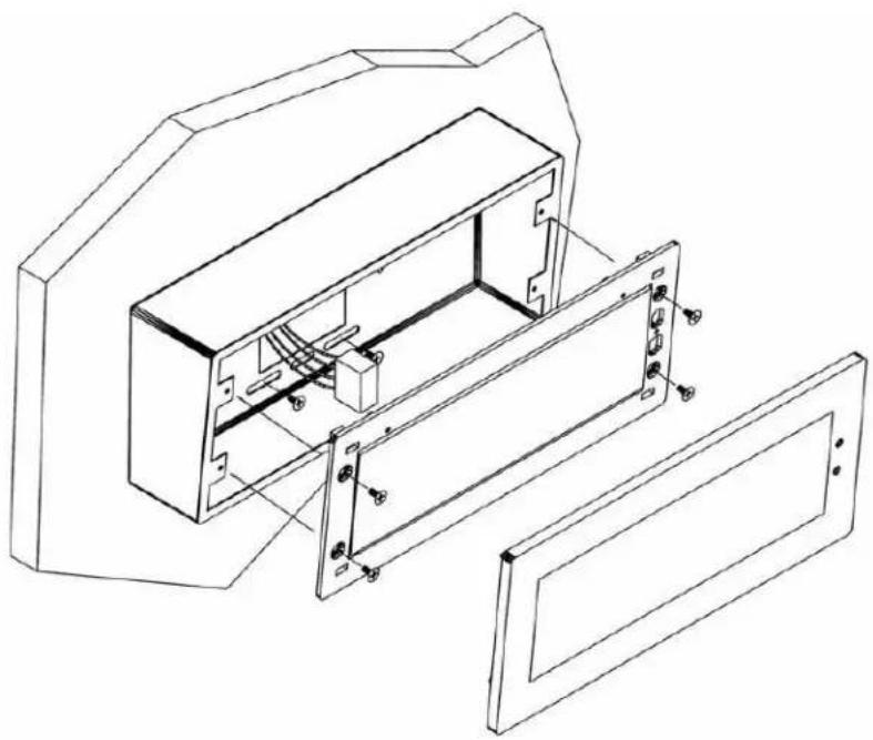 Valcom V-D2440 - Surface (Wall) Mount Installation - 1