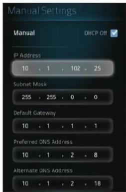 VIZIO Co-Star - Manual Ethernet Setup - 3