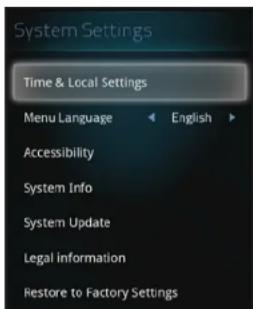 VIZIO Co-Star - SYSTEM SETTINGS - 2