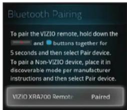 VIZIO Co-Star - Adding/Removing a Bluetooth Device - 6