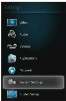 VIZIO Co-Star - SYSTEM SETTINGS - 1