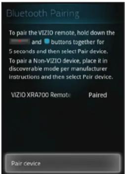 VIZIO Co-Star - Adding/Removing a Bluetooth Device - 3