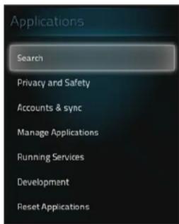 VIZIO Co-Star - Search Bar Settings - 1