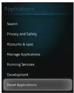 VIZIO Co-Star - Reset Applications to Factory Default Settings - 1