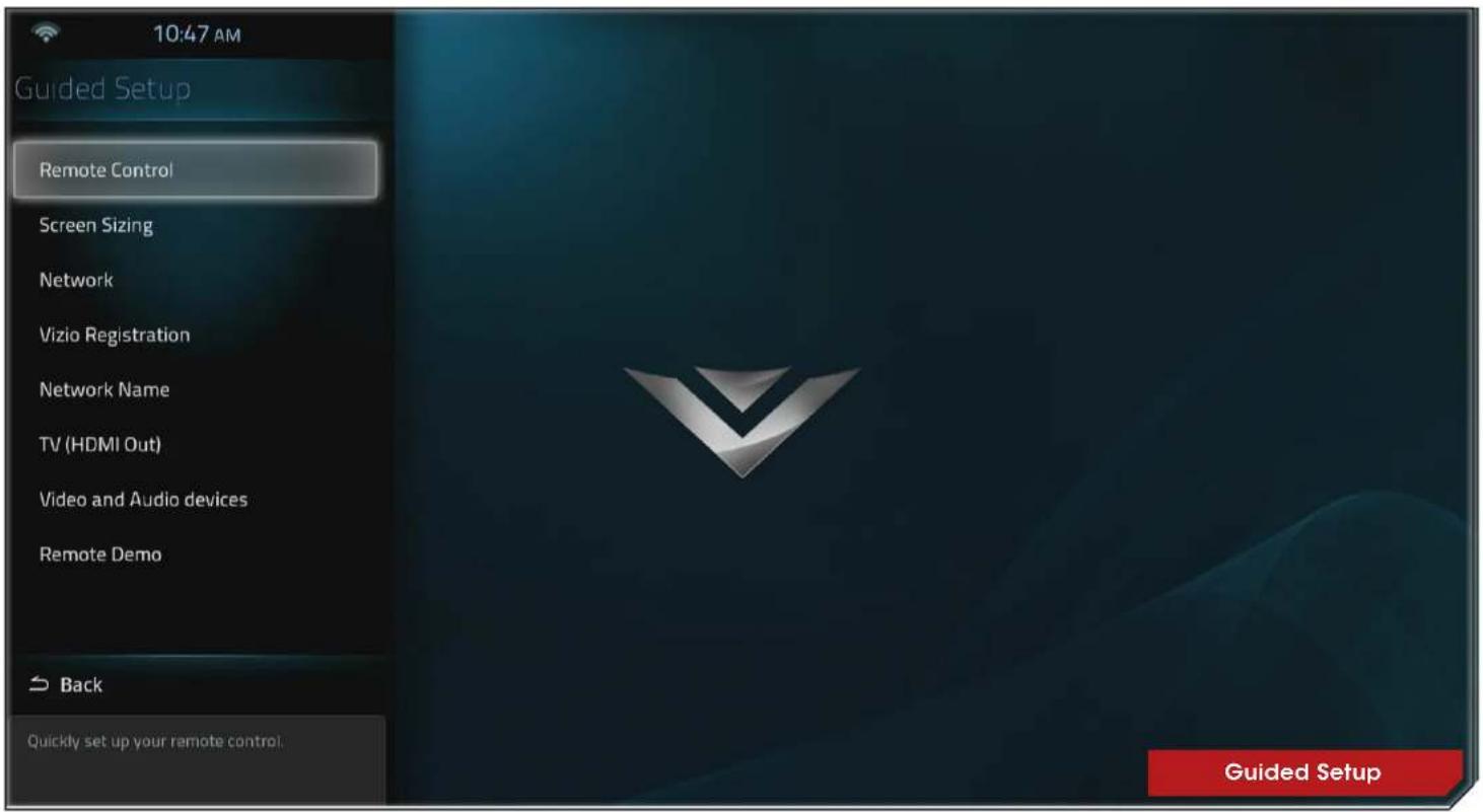 VIZIO Co-Star - USING GUIDED SETUP - 1