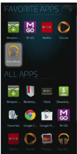 VIZIO Co-Star - Managing Favorite Apps - 2