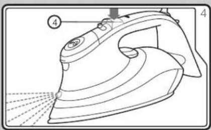MORPHY RICHARDS ComfiGrip 301016 - Using the iron for steam ironing - 5