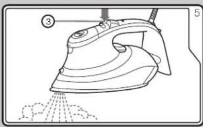 MORPHY RICHARDS ComfiGrip 301016 - Using the iron for steam ironing - 6