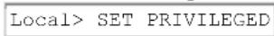 Lantronix MSS4 - Privileged User Status - 1