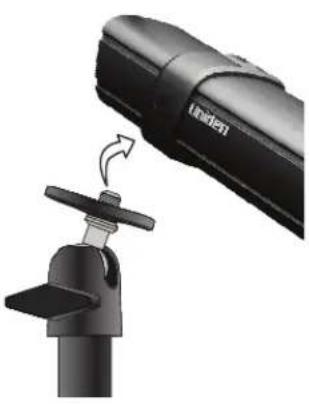 UNIDEN G755 - attaCh the Camera - 1