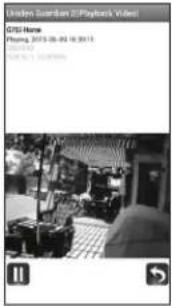 UNIDEN G755 - TO VIEW RECORDED FILES FROM YOUR MOBILE DEVICE - 2