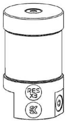 EK Water Blocks 3831109841020 - STEP 1: GENERAL INFORMATION. Factory provided EK-RES X3 series reservoir - 1