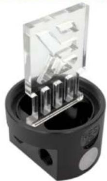 EK Water Blocks 3831109841020 - STEP 3 (optional): USING POLYETHER ANTI-VORTEX FOAM: - 1