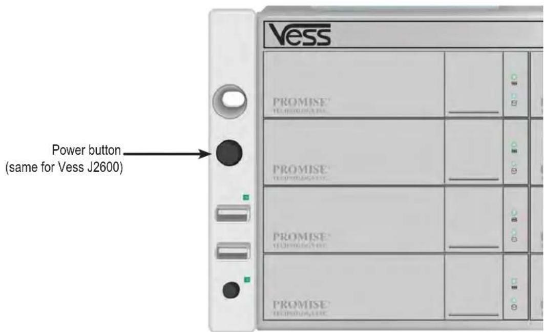 Power button (same for Vess J2600)
