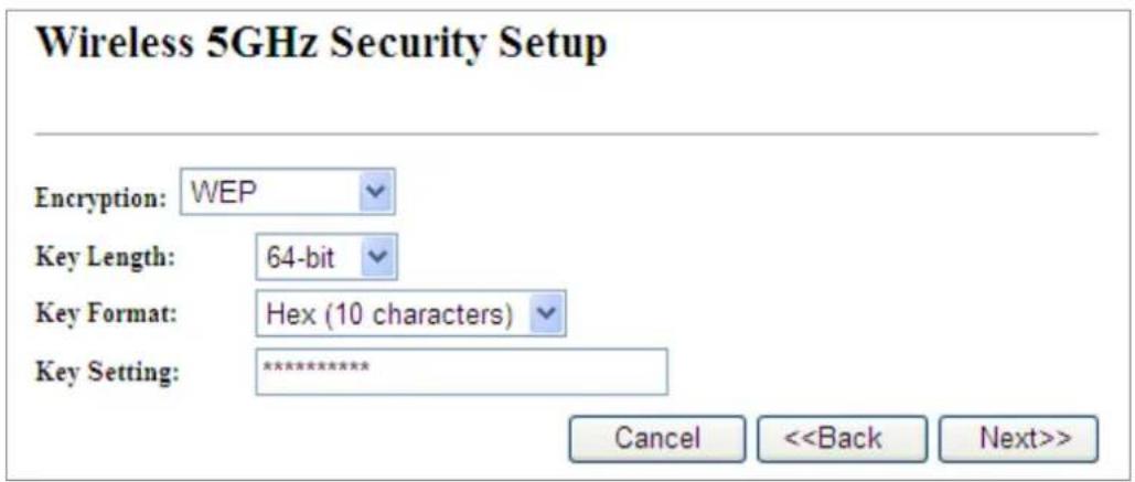 Planet WDAP-C7200AC - ■ Encryption: WEP - 1
