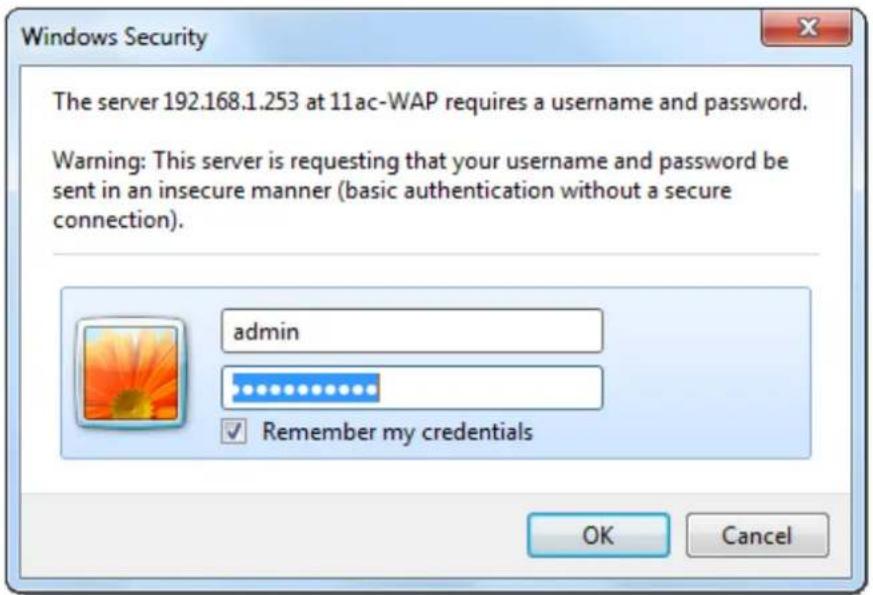 Planet WDAP-C7200AC - Starting Setup in the Web UI - 2