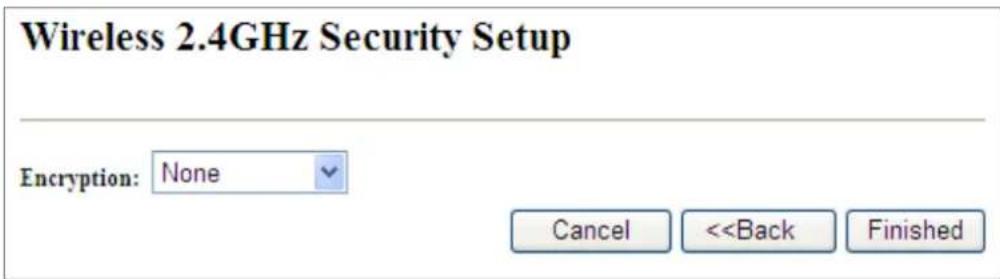 Planet WDAP-C7200AC - Step 6: Wireless 2.4GHz Security Settings - 1