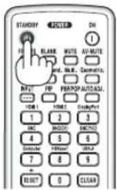STANDARD RIGHT ON 1 R1 BLANK MUTE AV-MUTE R2 4.00000 Geometric R3 FP PERPOP AUTO ACC. HDMI HMI3 DisplayPort 1 2 3 MCC MCKOUT EIGHTS 4 5 6 Displace FRUSET OFF 7 8 9 + RESET 0 CLEAN
