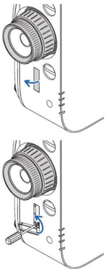 NEC NP-PA672W-13ZL - Lens shift securing method - 1
