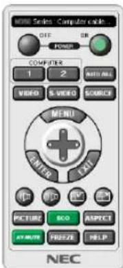 MINI Series Computer clock OFF ON PONCH COMPUTER 1 2 WITH ALL VIDEO S VIDEO SOURCE MENI CENTER EXIT PICTURE BOD ASPECT HY MUTE FREE HELP NEC