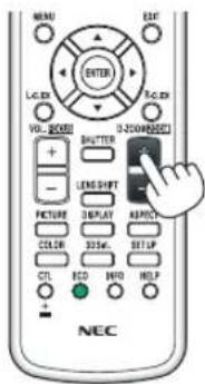 MENU EXIT ENTER Lc.8x Rc.8x VOL-8000 9-2000(8000) BUTTER LENS SHIFT PICTURE DISPLAY REPLY COLOR 355K SETUP CTL RCD HIND HELP + - NEC