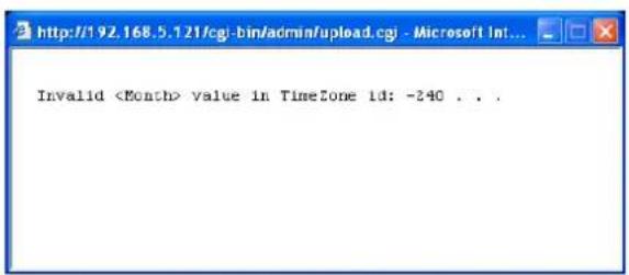 Invalid value in TimeZone id: -240 . . .