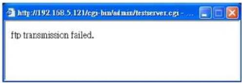ftp transmission failed.