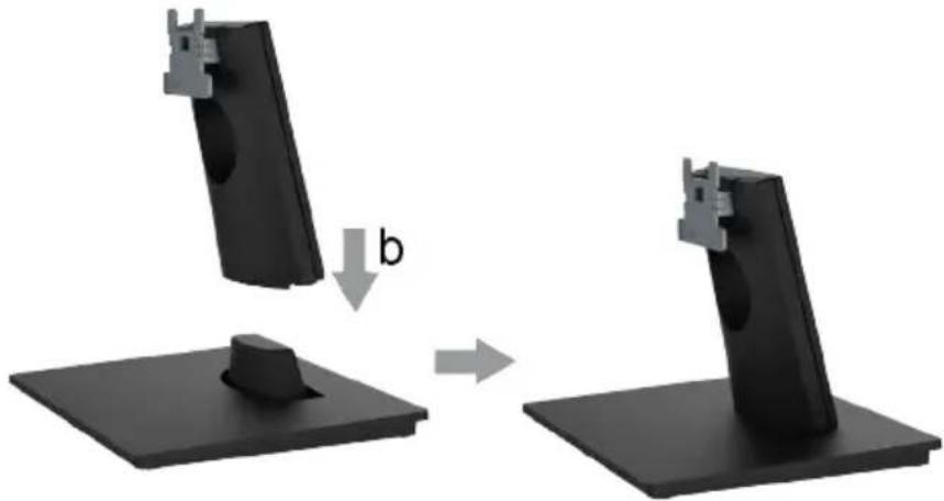 DELL E Series E2416H - Attaching the Stand - 2