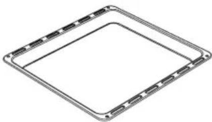 Vitrokitchen CB60BB - Deep Tray - 1