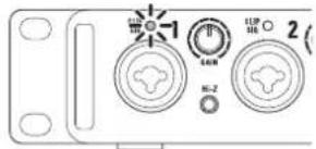 ZOOM TAC-8 - ■ Adjusting the Input Gain - 1