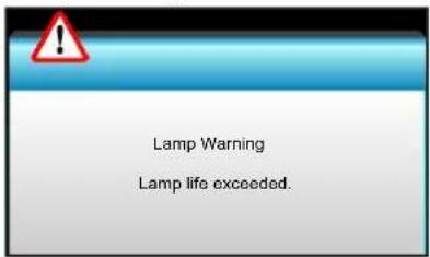 OPTOMA EH490 - Warning indicators - 2