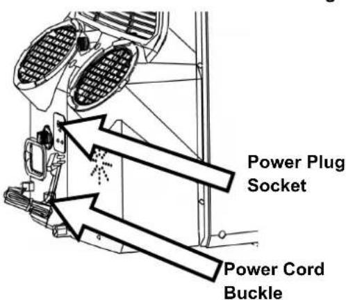 Power Plug Socket Power Cord Buckle