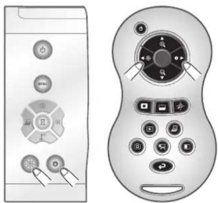 Elmo TT-12i - Adjusting the brightness - 1