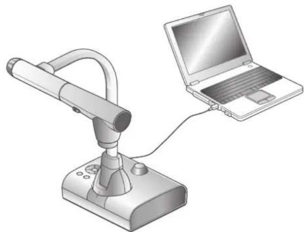 Elmo TT-12i - 3-3 Using this device by connecting to a PC with an USB cable - 1
