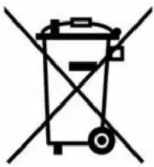 Symbol of a trash bin crossed with no text or numbers, representing waste sorting or restriction (no text present)
